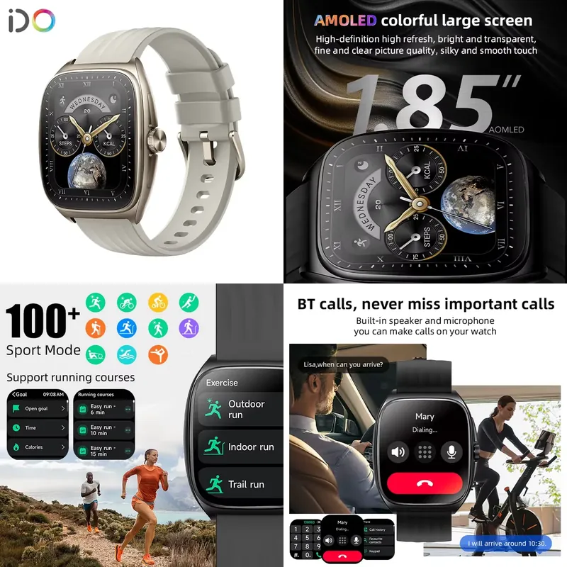 Smart Watch - ساعة ذكية رجالية أنيقة 2025 بشاشة