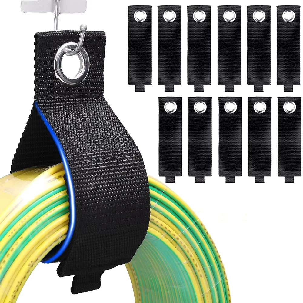 Cable Organizer - أشرطة تخزين متينة قابلة لإعادة الاستخدام