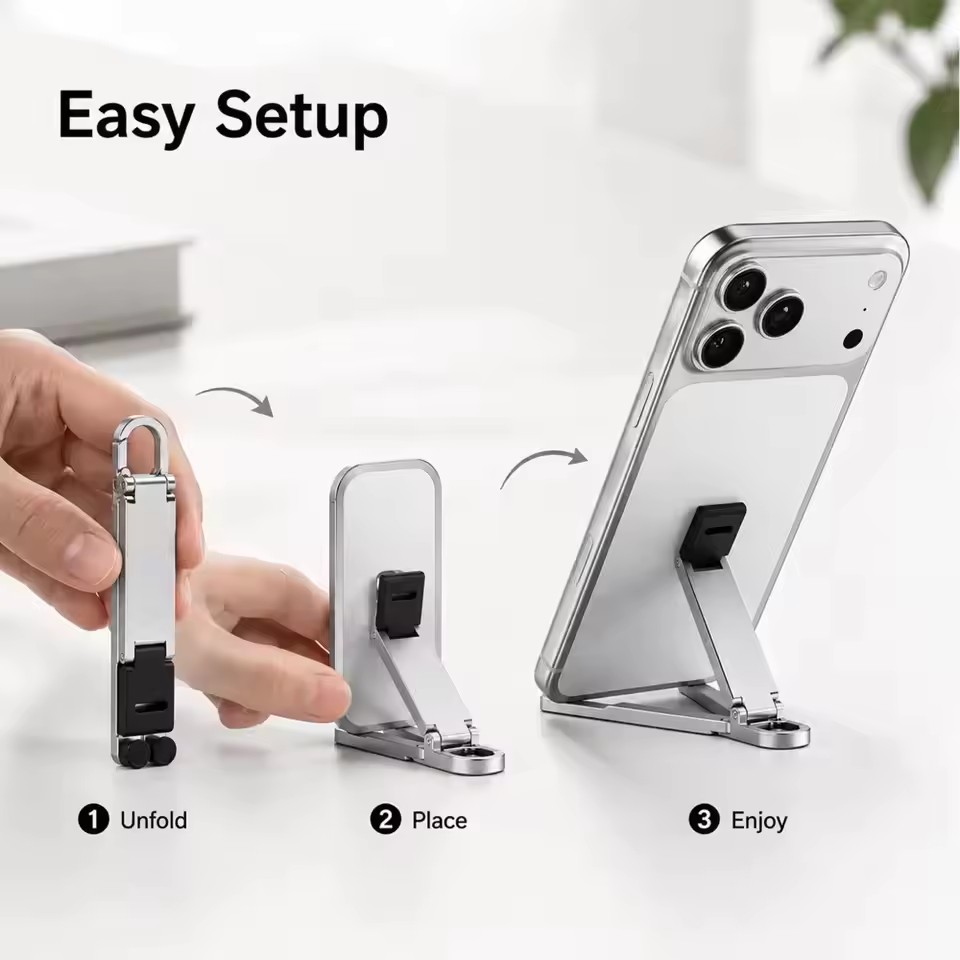 حامل هاتف قابل للطي متعدد الزو - مراجعة Phone Holder وسعره
