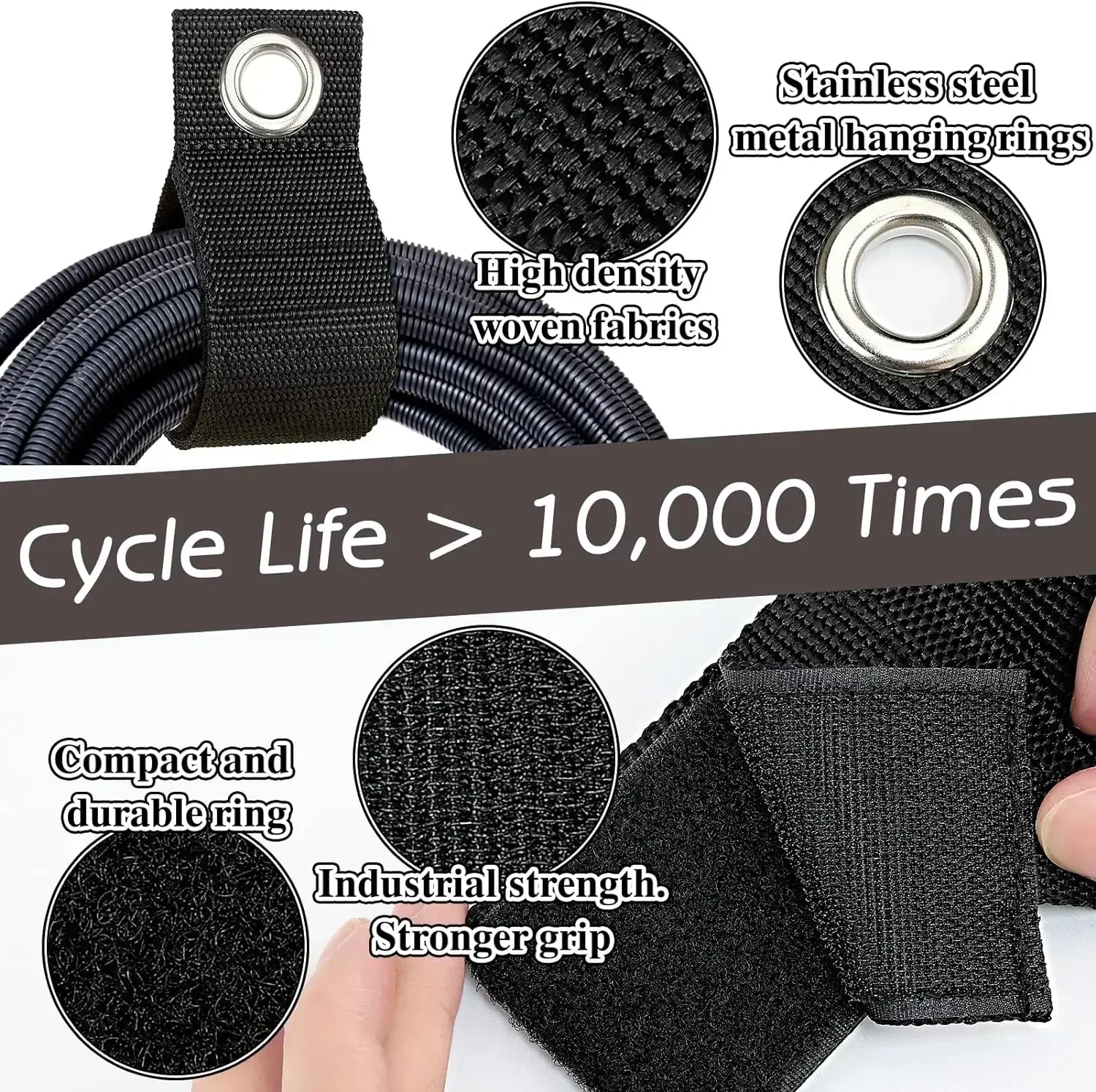 أشرطة تخزين متينة قابلة لإعادة - مراجعة Cable Organizer وسعره