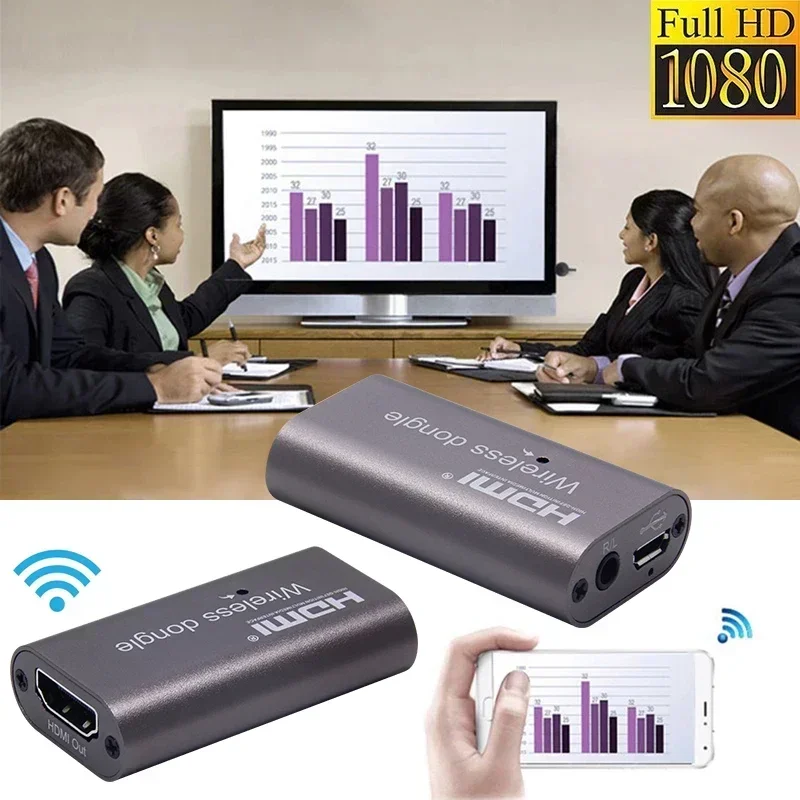 محول عرض لاسلكي بتقنية الواي ف - مراجعة Hdmi Adapter وسعره