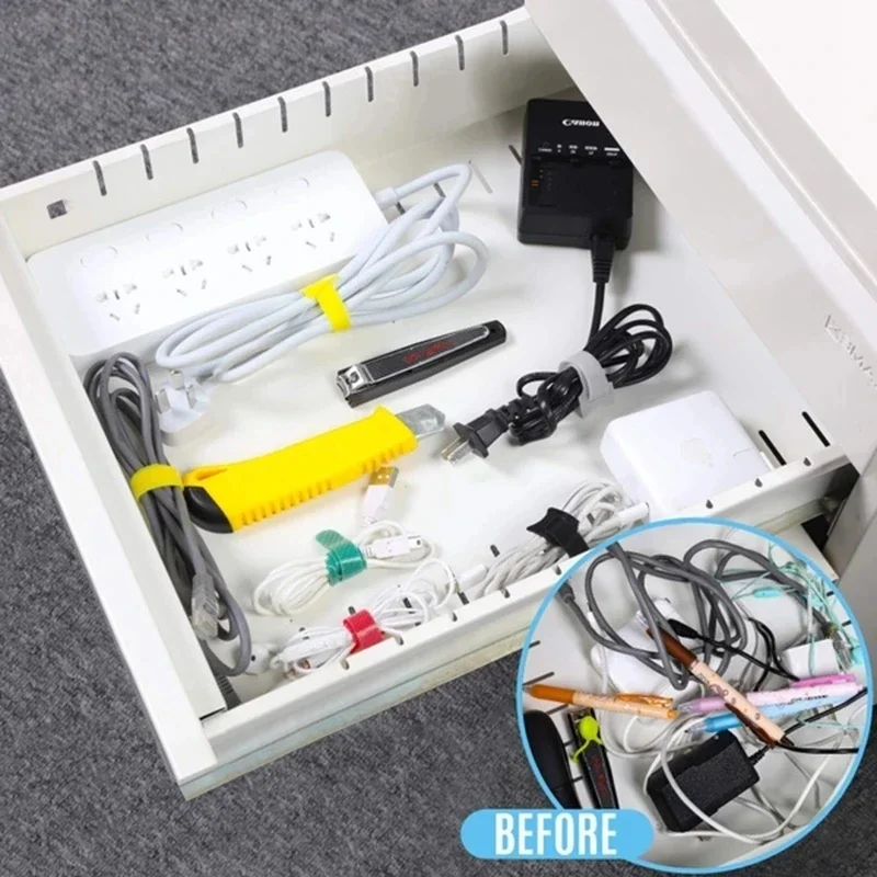 10/30/50 قطعة منظم كابلات USB، - مراجعة Cable Organizer وسعره