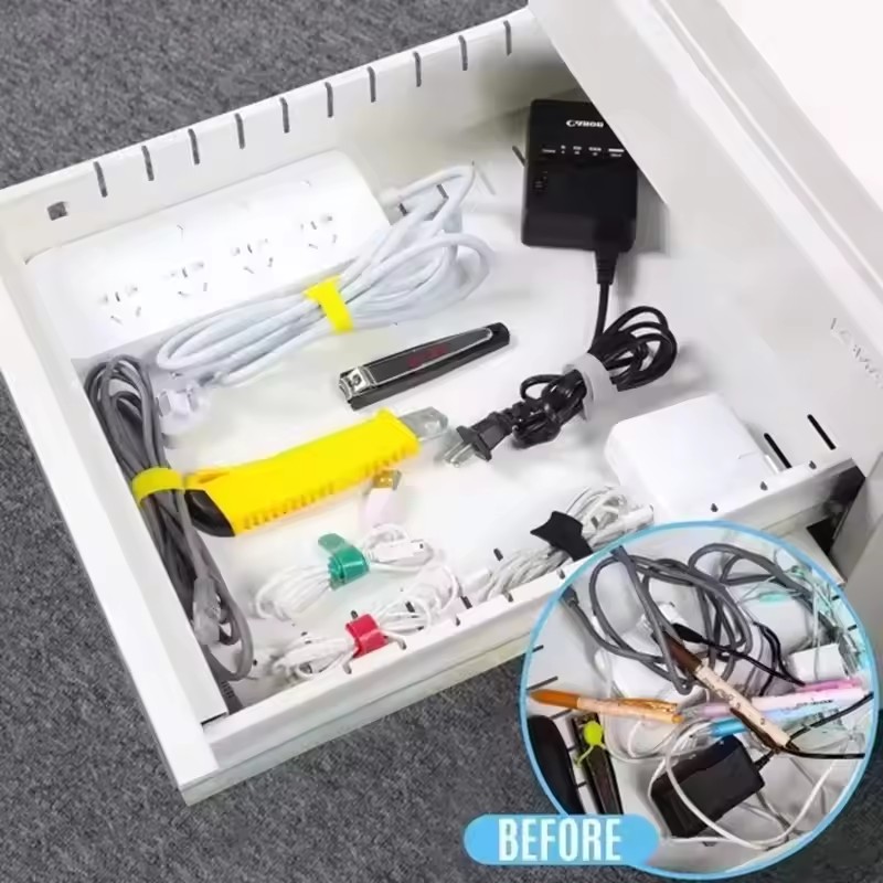 100 قطعة من روابط تنظيم الكابل - مراجعة Cable Organizer وسعره