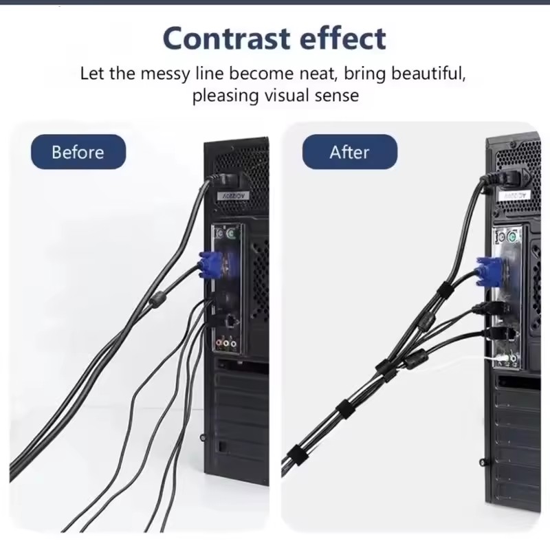 منظم كابلات 1/5M، أداة تخزين ك - مراجعة Cable Organizer وسعره