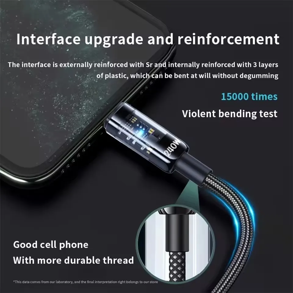 كابل شحن فائق السرعة بقوة 240  - مراجعة Usb Charger وسعره