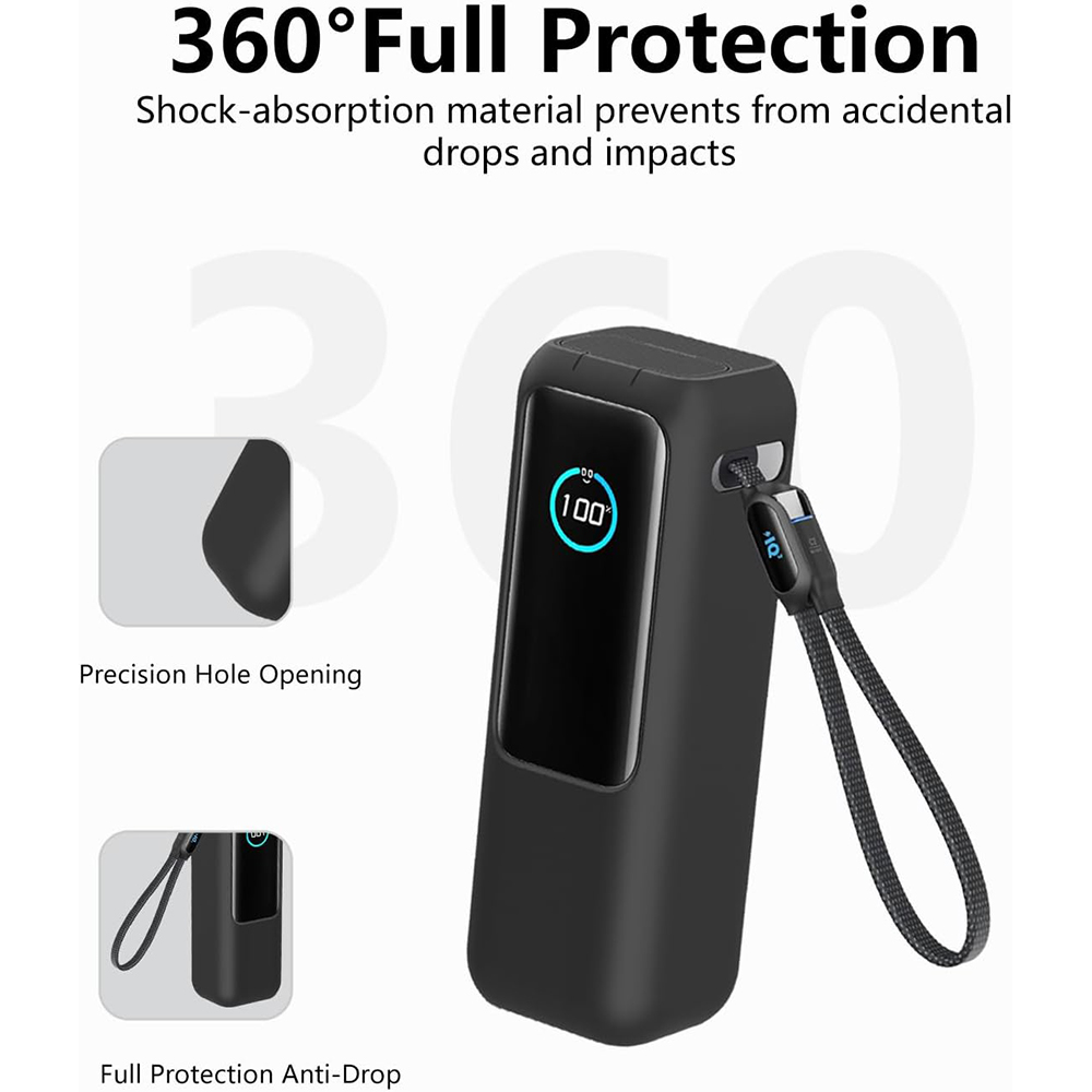 حافظة 3 في 1 + غطاء حماية للشا - مراجعة Power Bank وسعره