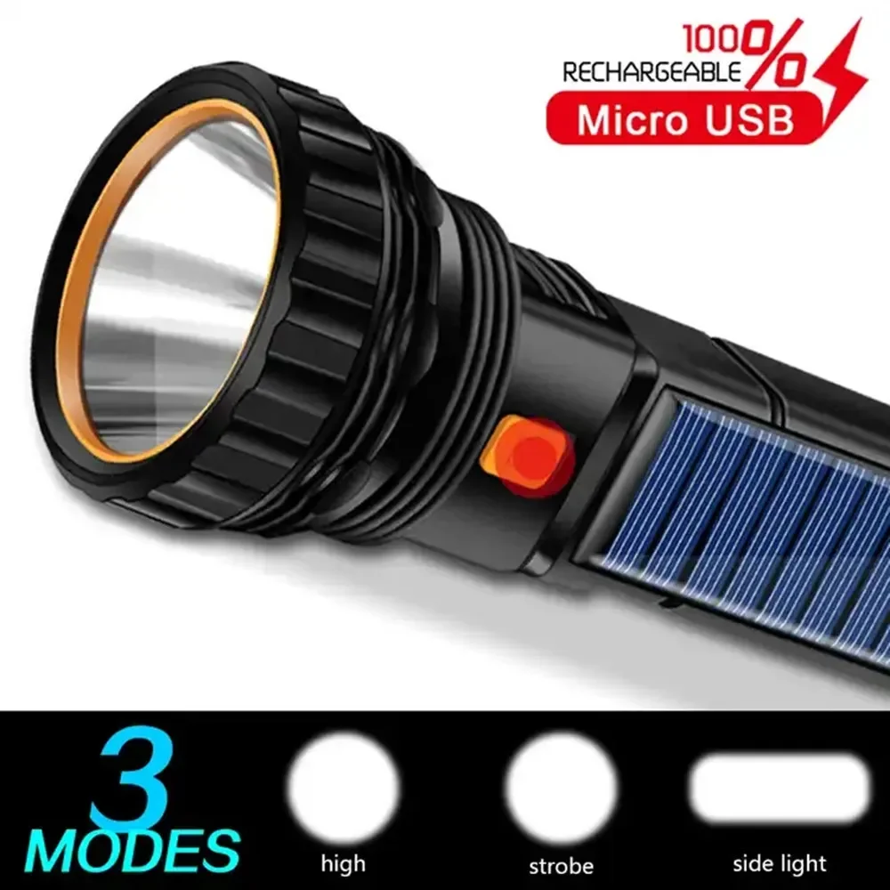 مصباح يدوي LED شمسي متعدد الوظ - مراجعة Power Bank وسعره
