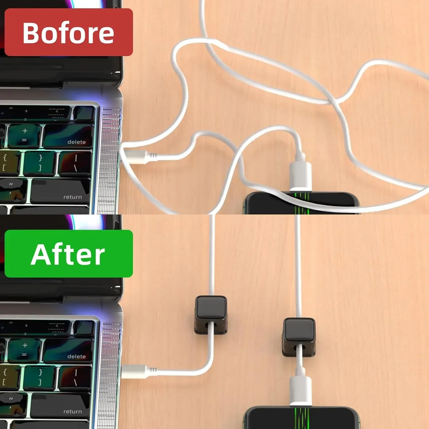 منظم كابلات صغير، حامل كابلات  - مراجعة Cable Organizer وسعره