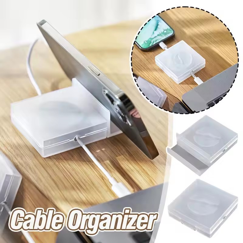 منظم كابلات شفاف محمول، أداة إ - مراجعة Cable Organizer وسعره