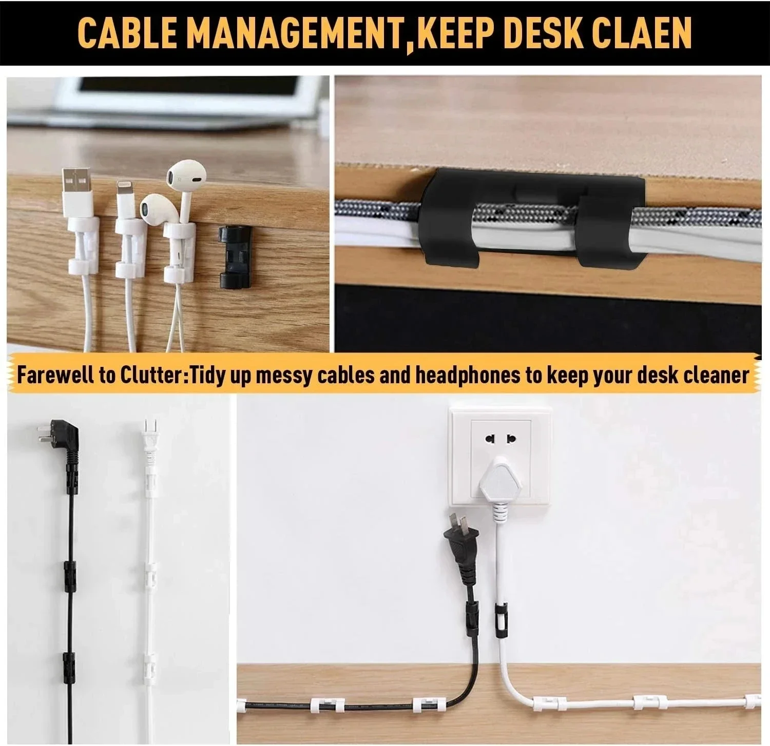 منظم مشابك الكابلات، حامل الأس - مراجعة Cable Organizer وسعره